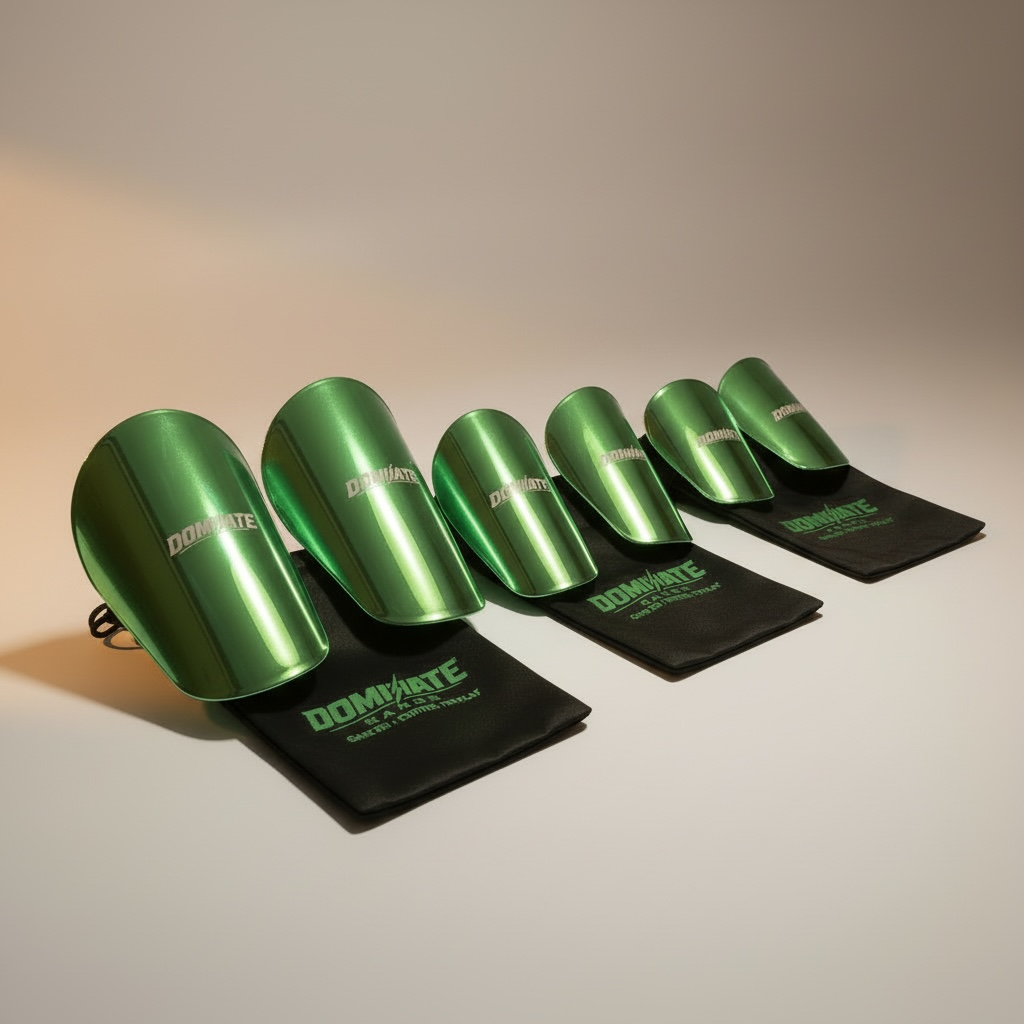 DOMINATE Elite Mini Shin Guards – Venom Green