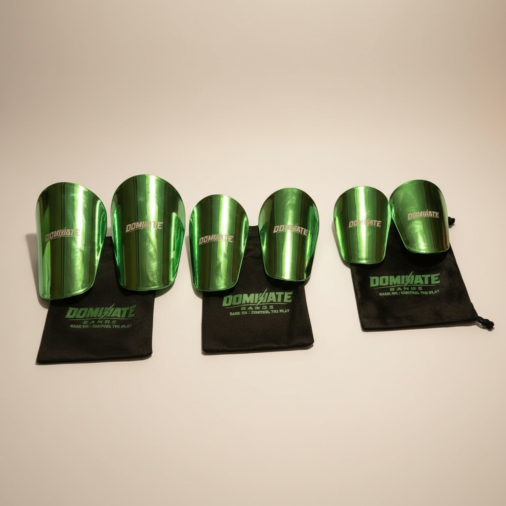 DOMINATE Elite Mini Shin Guards – Venom Green
