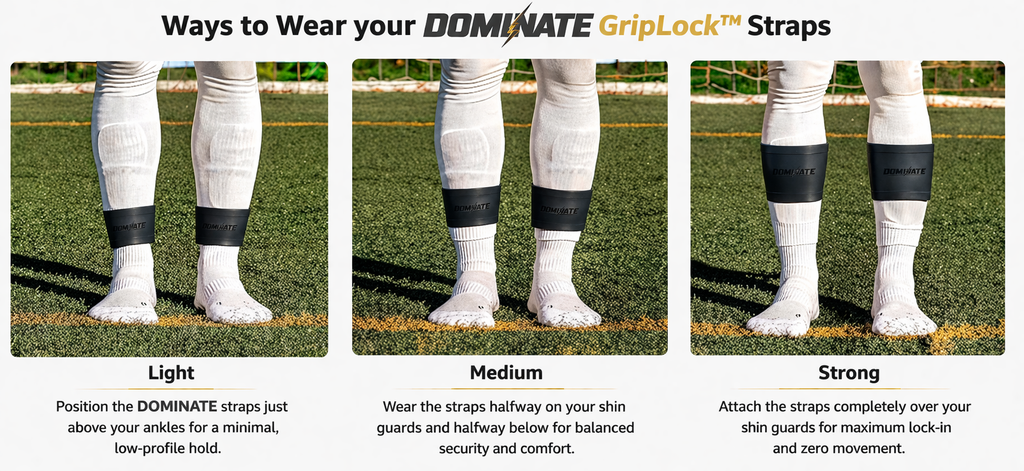 DOMINATE GripLock Shin Guard Straps