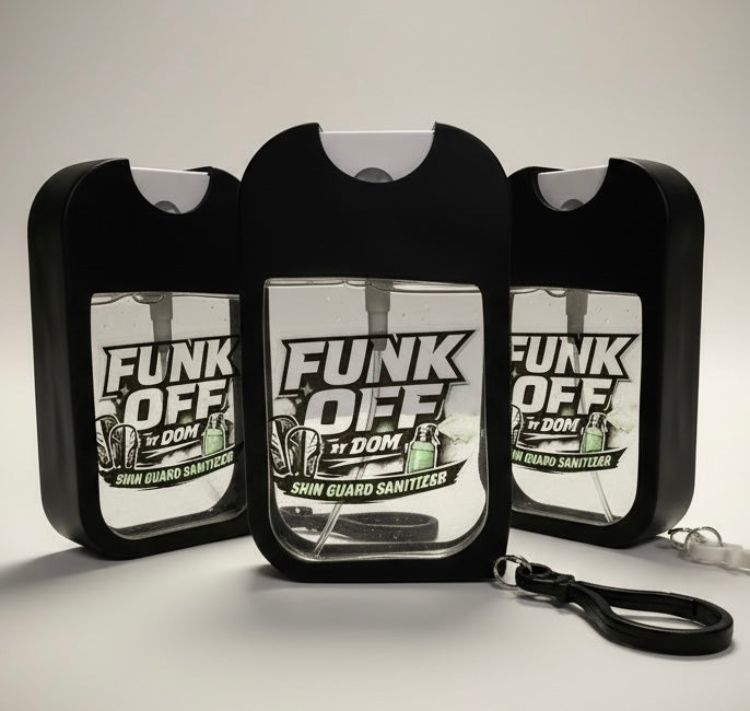 FUNK OFF by DOM - Shin Guard Disinfectant and Sanitizer - SOLD OUT