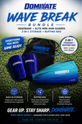 WAVE BREAK BUNDLE  Headband + Elite Mini Shin Guards | DOMINATE